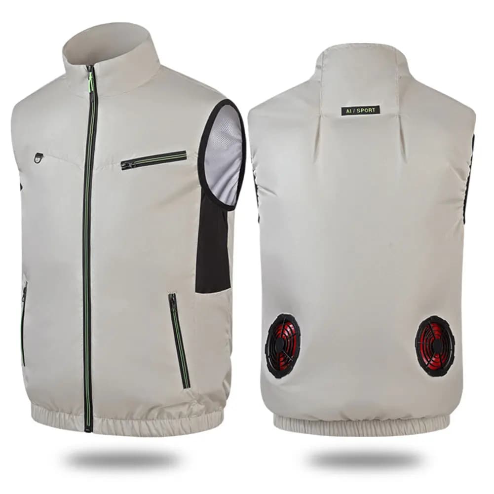 Ice Vest Breathable Cool Jacket Sleeveless Workwear for Summer Outdoor Activities