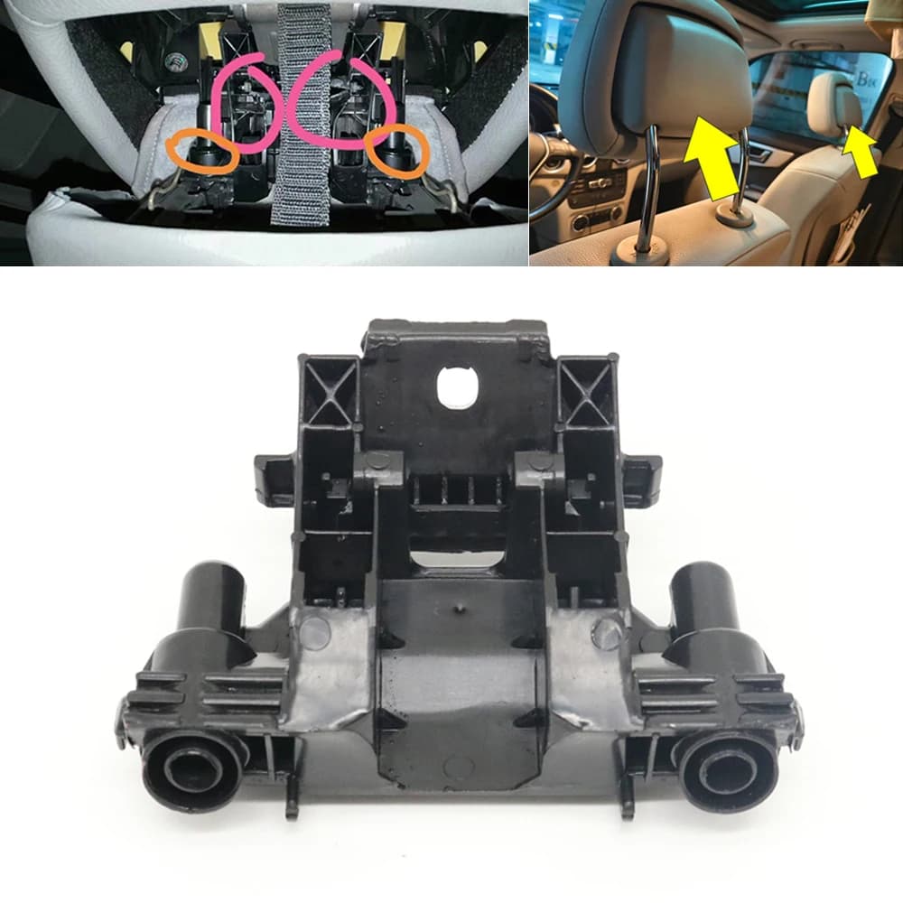 Front Seat Headrest Bracket For Mercedes Benz C E G M R S GL CLS GLK SLK Class W204 W212 C180 C200 E200 E250 E300 GLK250 GLK300