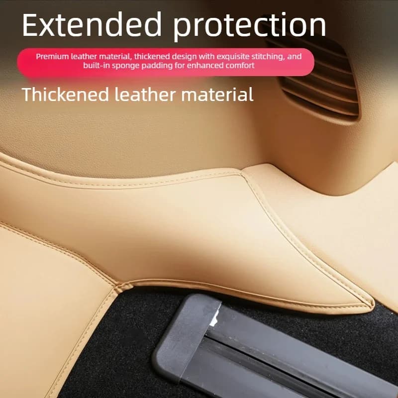 For VOYAH Dreamer 2025-2026 Third Row Seat Under Anti Kick Pad Durable Anti-wear Rear Interior Protective Cover Car Accessories