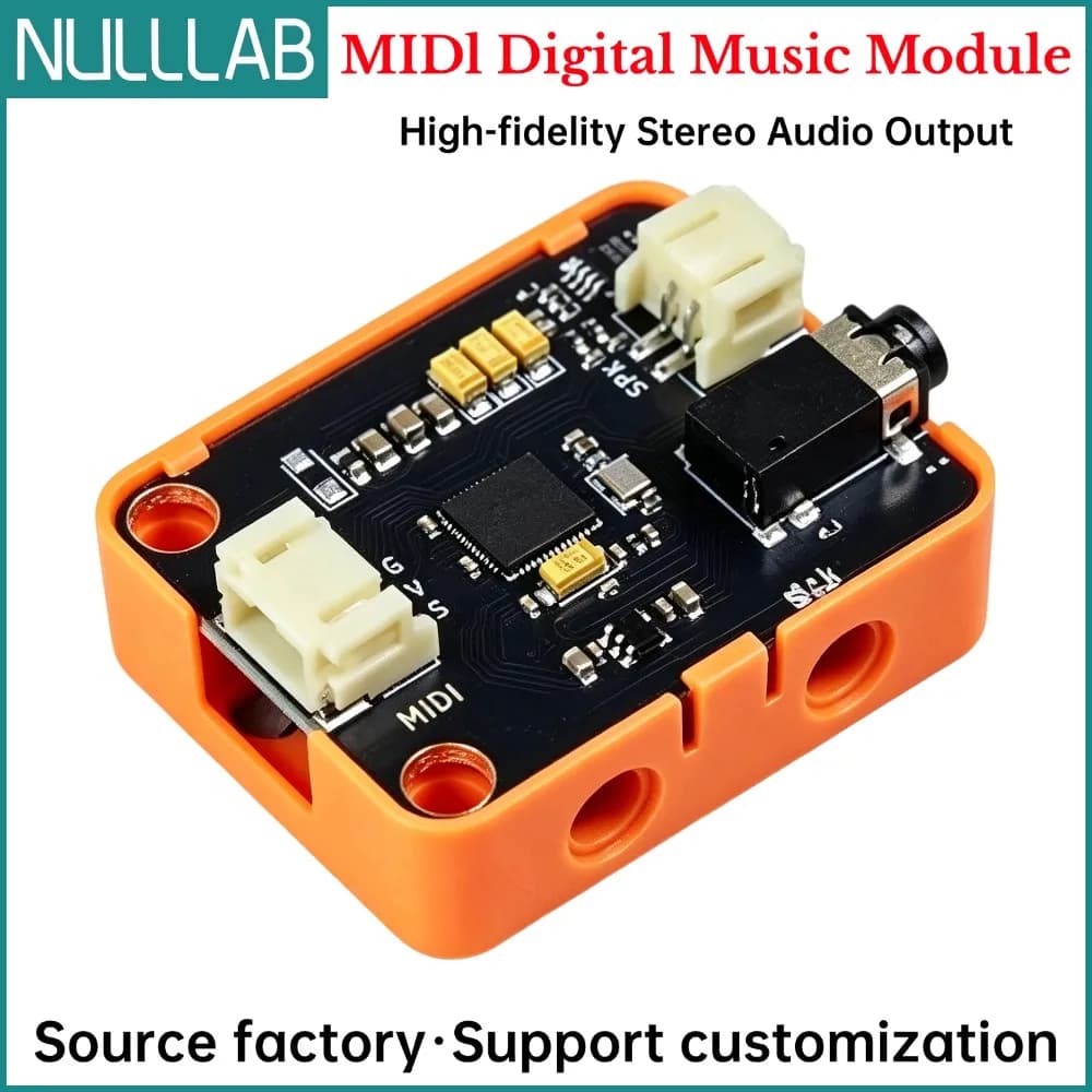 Modulo Musicale Digitale MIDI, Modulo Musicale General MIDI 2.0, 128 Toni, Compatibile con Arduino/ESP32/Microbit/Raspberry Pi