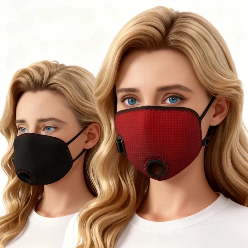 Maschera per bocca e naso riscaldata elettrica - 3 impostazioni di calore/temporizzatore, per il caldo invernale, allevia la rinite stagionale, l'inconforto orale e nasale