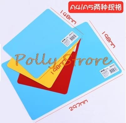 1PC Deli 9353/9352 Tavoletta di scrittura in plastica A4/A5 per studenti