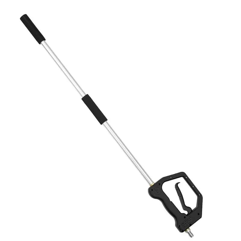 Spedizione Gratuita - Asta Telescopica per Idropulitrice da 9 FT, 3 Sezioni con Prolunghe per Idropulitrice, 7 Ugelli, Adattatore per Tubo, Cinghia di Supporto, Borsa per il Trasporto, Pulitore Telescopico per Grondaie da 4000 PSI per Pulizie ad Alta Quota