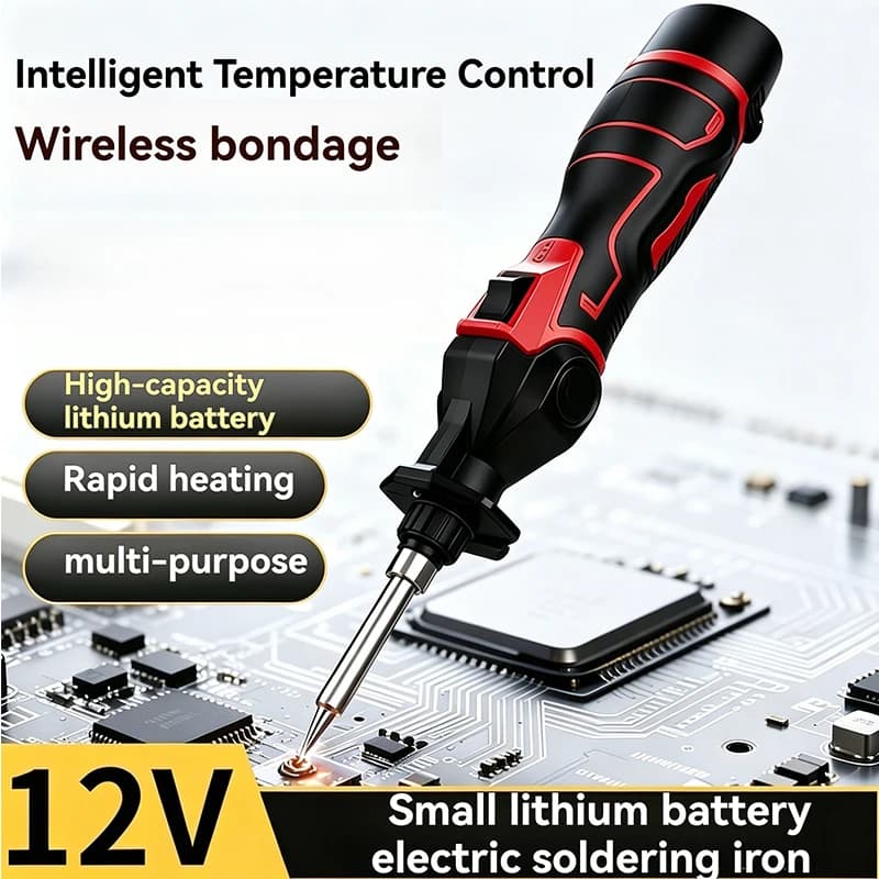 30W electric soldering iron, fast heating hot air gun, heating welding machine, 400 ℃ 12V