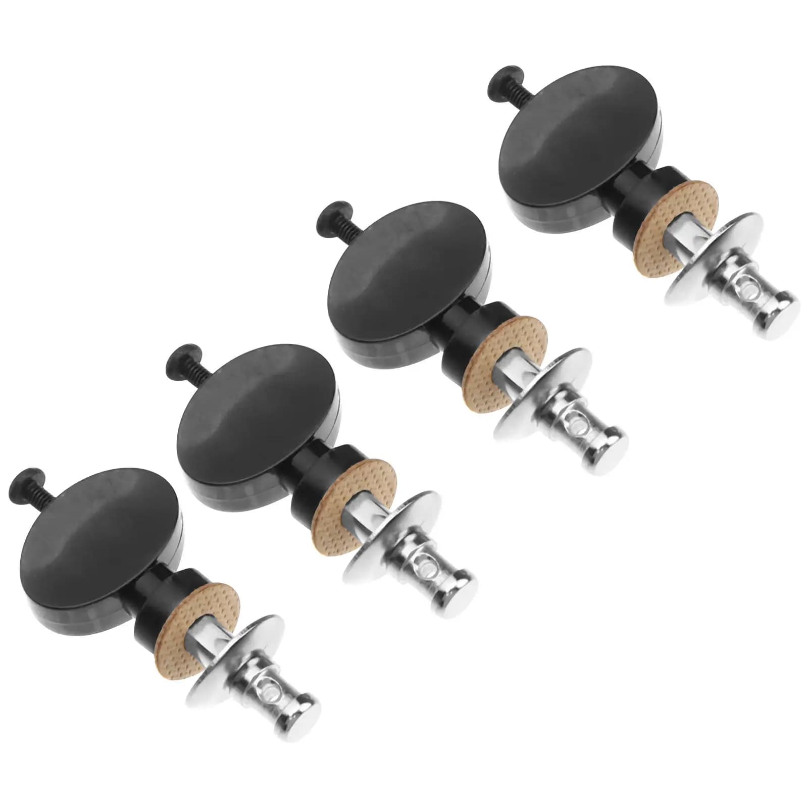 Set di 4 Piroli Classici per Ukulele con Corpo in Metallo e Nucleo in Plastica, Vite Regolabili per Rimozione Semplice, Ricambio per Piroli Rotti