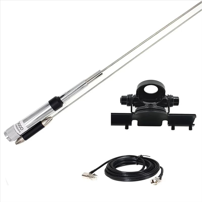 Antenna radio mobile quad band 144/220/350/440 MHz per KT-7900D Walkie Talkie per auto ANT-7900D Antenna mobile(C)