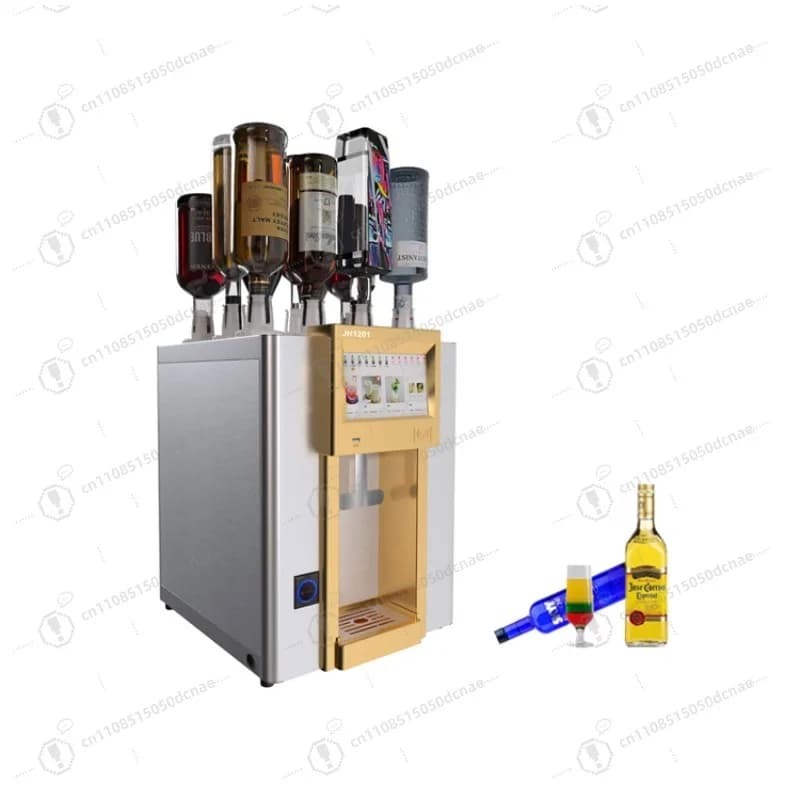 Shaker per Cocktail Smart per Casa, Touchscreen in Acciaio Inox, Lussuoso Strumento da Barman Pneumatico per Self-Service