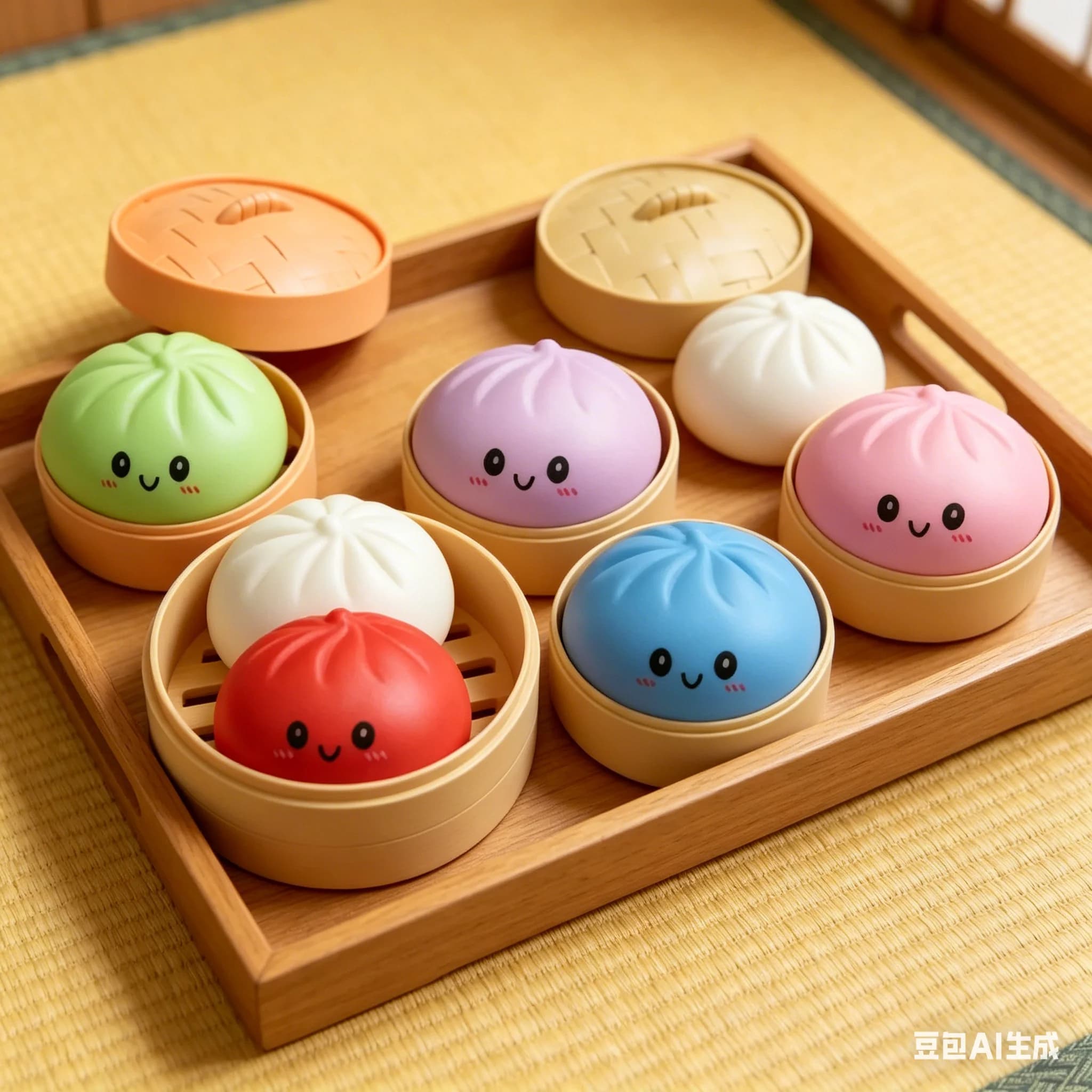 Regali Unici per la Decorazione della Casa: Squishy Colorati a Forma di Raviolo, Giocattoli Antistress a Bassa Resilienza e Riutilizzabili