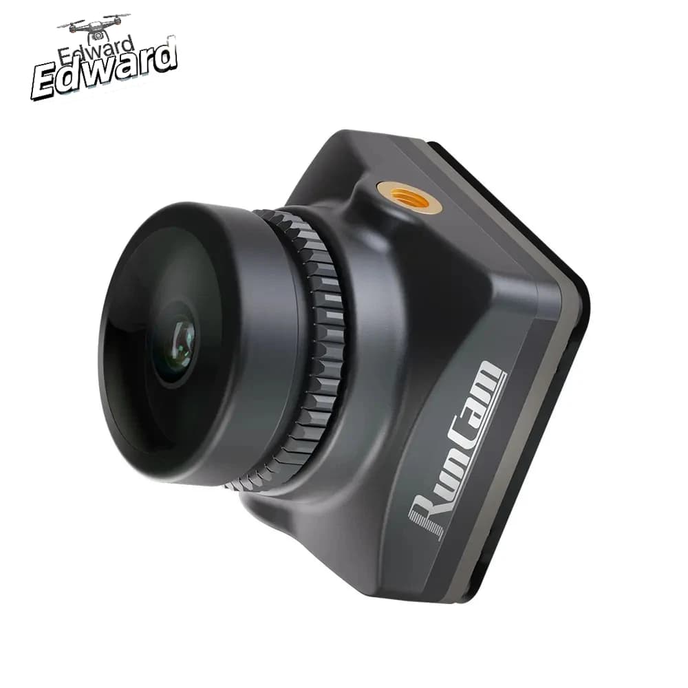 Telecamera Edward RunCam Phoenix 2 SP V5 2026, DC 5-36V, Rapporto Schermo 4:3/16:9, 7.5g, Visione Notturna per Droni da Corsa FPV RC e Quadricotteri