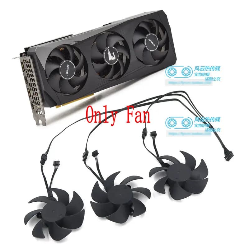 Nuovo per GIGABYTE AORUS RTX3050 RTX3060 RTX3060Ti ELITE Ventola di raffreddamento della scheda video grafica