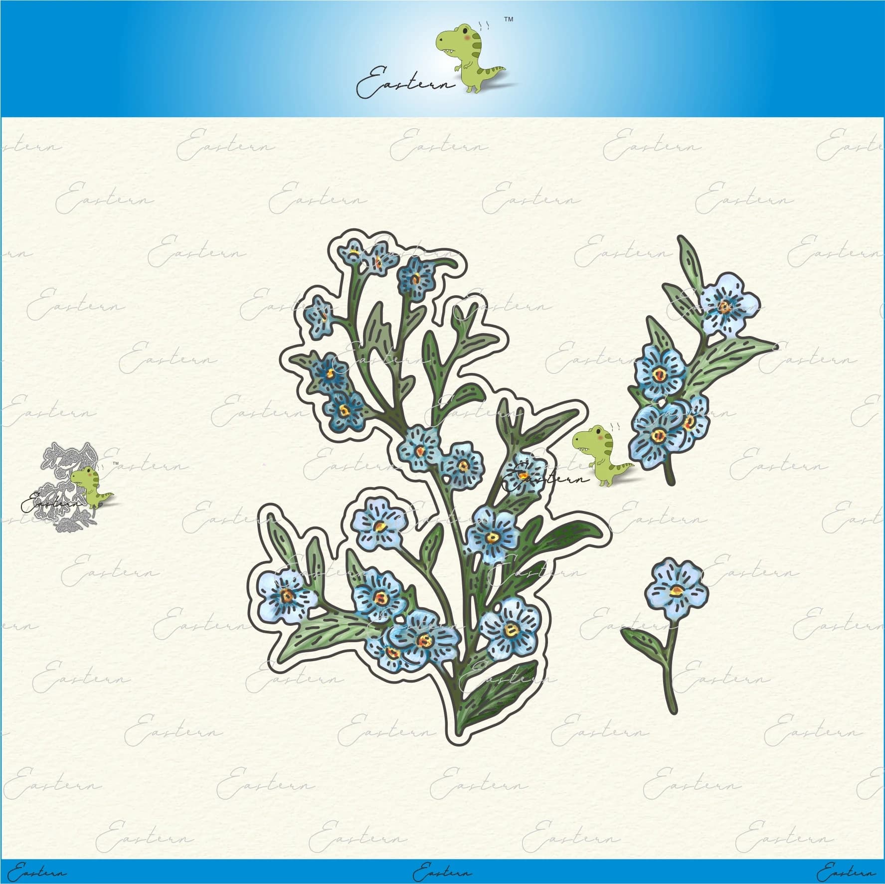 Scordar Me Nots metal cutting dies 2022 nuovi stampi fai da te Scrapbooking Paper Making fustellati artigianato foglio stampato