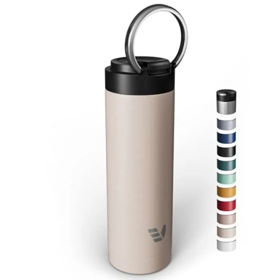 Borraccia Maxi Steel da 26oz - Doppia parete isolata sottovuoto, maniglia integrata, coperchio a chiusura ermetica, leggera e elegante