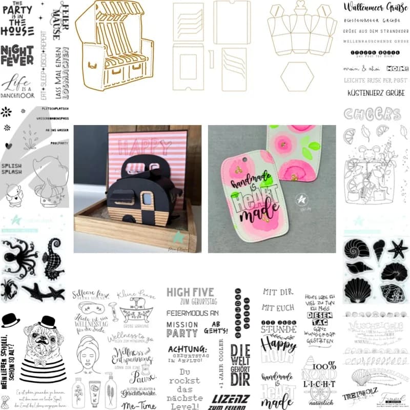 Handmade Is Heart Made License to Celebrate Cutting Dies Scrapbook Diary Decoration Stencil Embossing Template DIY Greeting Card