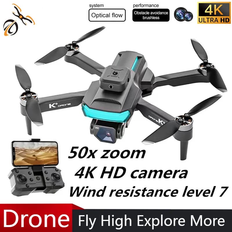 K ° PRO Mini Drone Evitamento ostacoli 4K Telecamera HD professionale Pressione dell'aria Altezza fissa Pieghevole Quadcopter Nuovi regali giocattolo
