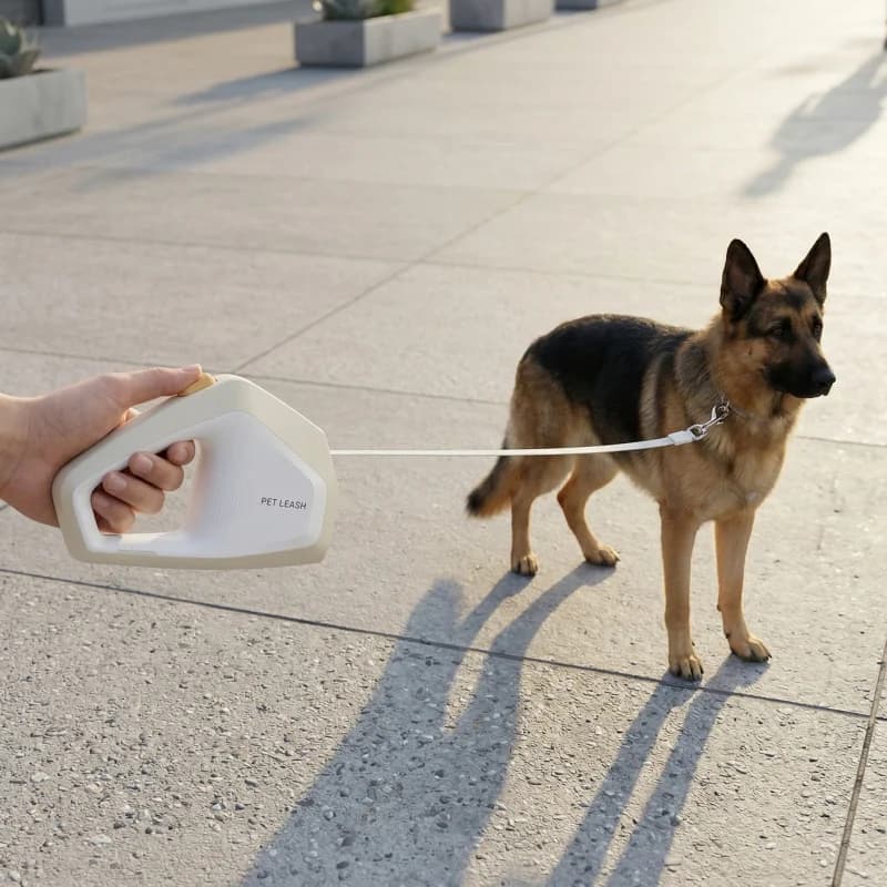 Guinzaglio per animali domestici da esterno, guinzaglio universale retrattile anti-fuga per cani, per uso esterno, un guinzaglio divertente e sicuro per animali domestici