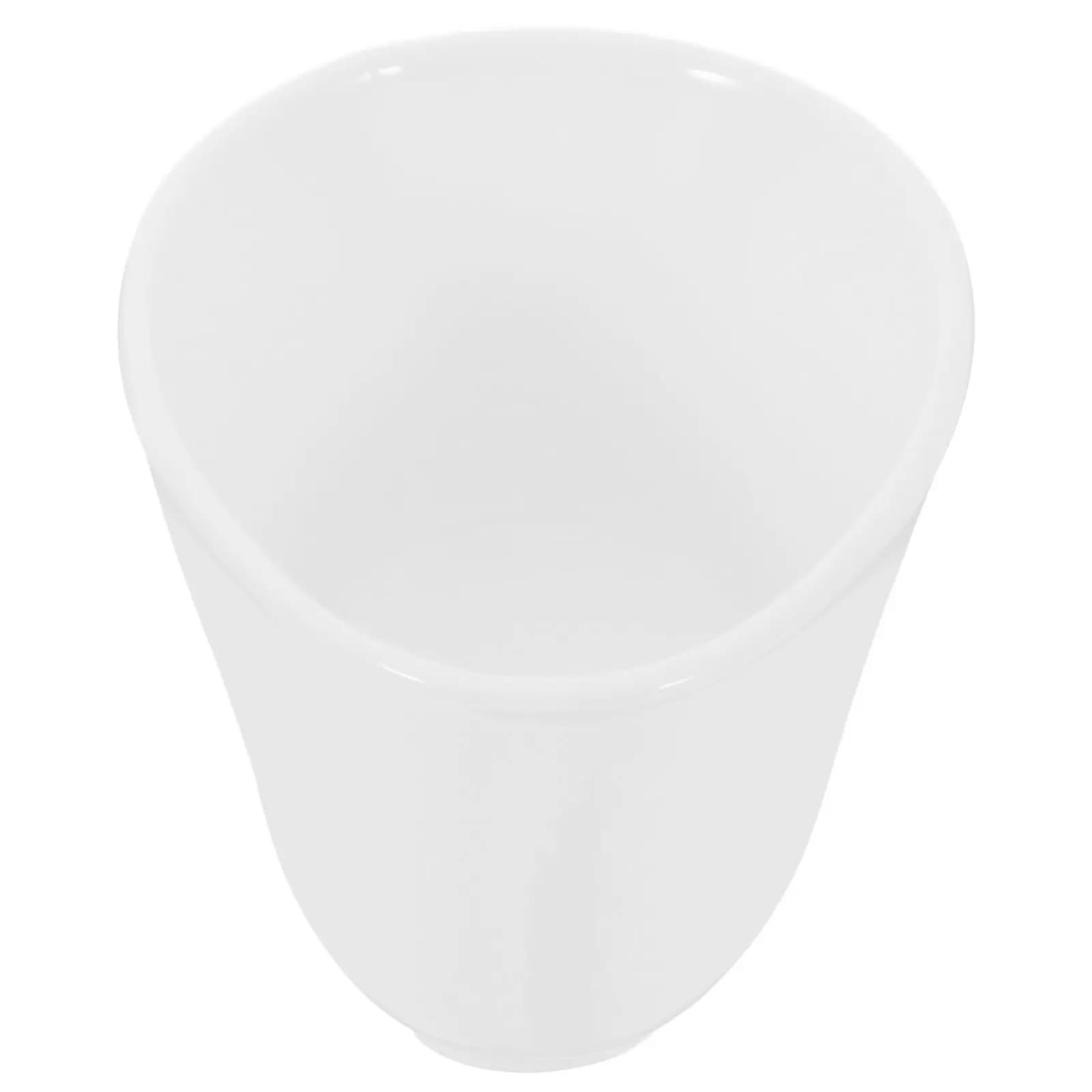 White Ceramic Egg Steaming Bowl Microwave Oven Safe Versatile Kitchen Tool for Steamed Custard Ramen Soup Noodle Salad Rice