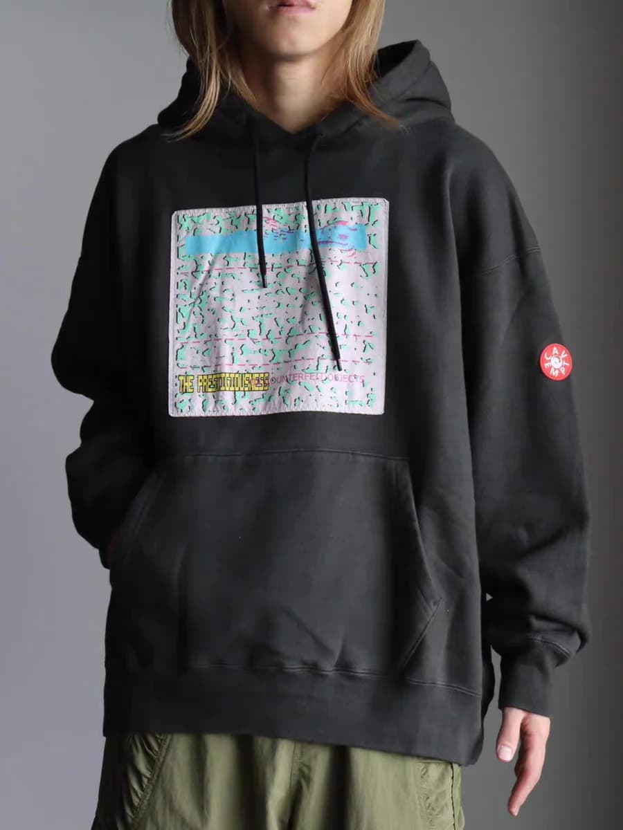 Cavempt Heavyweight Hoodie ex Loose Fit Pure Cotton Print Warm Autumn Winter Jaet for Men And Women Casual round Ne