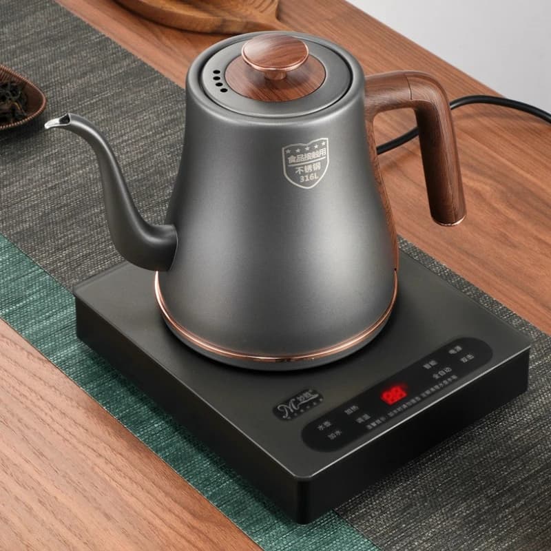 Automatic Water Feeding Electric Kettle Tea Table Home Use Pump Tea Set All in One Boiler No Dry Burn Rust Proof for Tea Lover