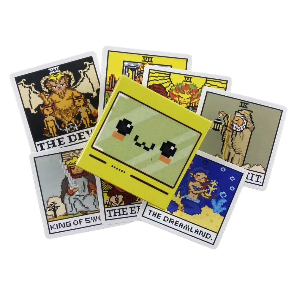 Mazzo di divinazione di carte dei tarocchi fantasy Edizione Vision inglese Gioco da tavolo Oracle per la festa