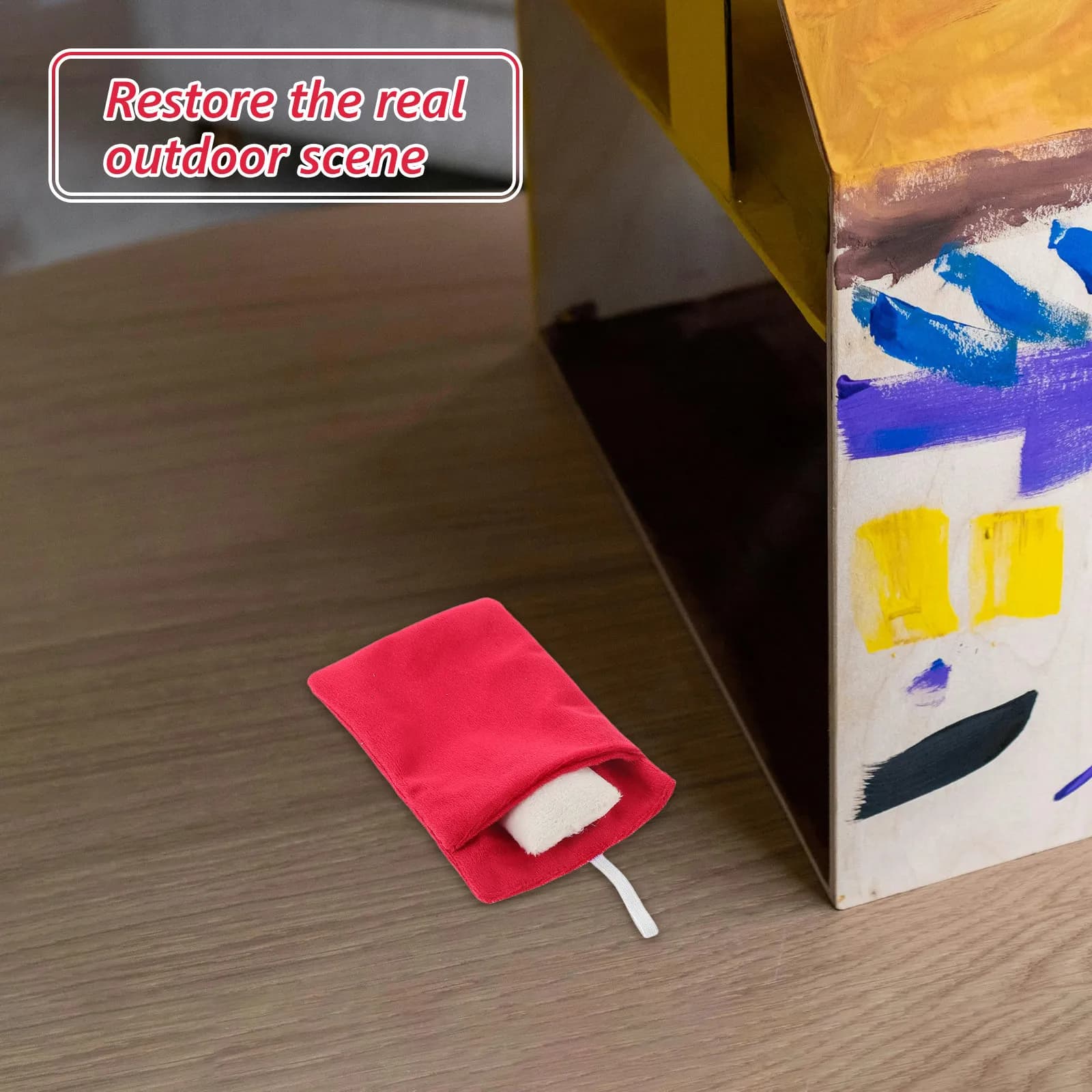 Set di 1 Sacco a Pelo Compatto per Casa delle Bambole, Adorabile Sacco Decorativo per Piccoli Giochi Creativi e Realistici in Camera da Letto