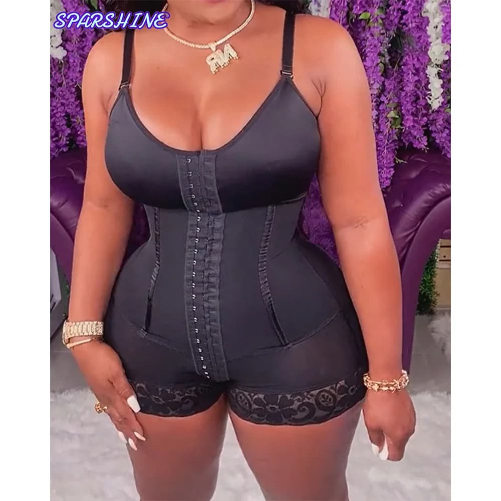 Fajas Colombianas Vita Trainer Plus Size Full Body Shaper OverBust Trimmer Body modellante per il controllo della pancia senza cuciture