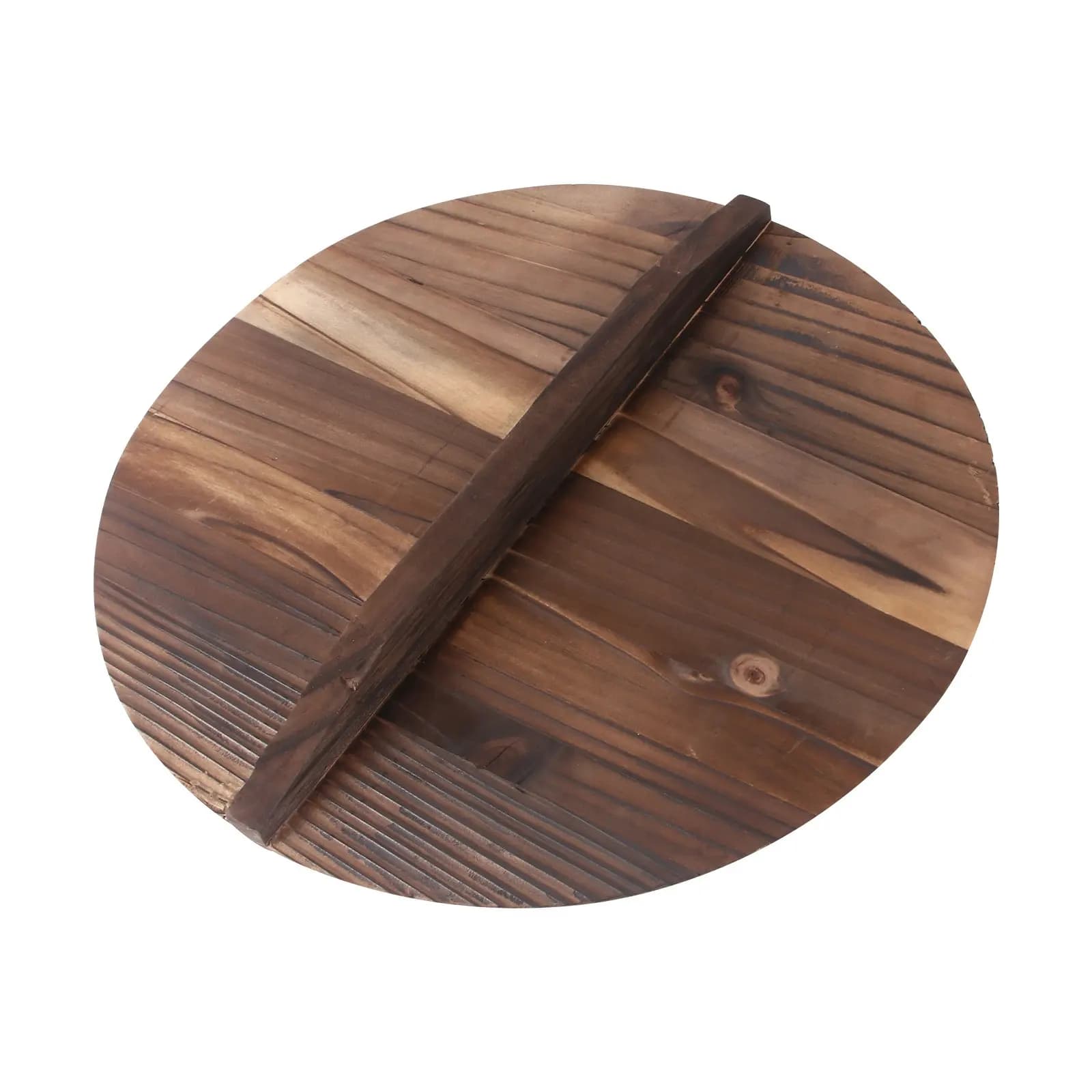 1Pcs Wooden Pot Lid Household Pot Cover Kitchen Supplies Moisture Proof Waterproof Corrosion Resistant Smooth Surface Protective