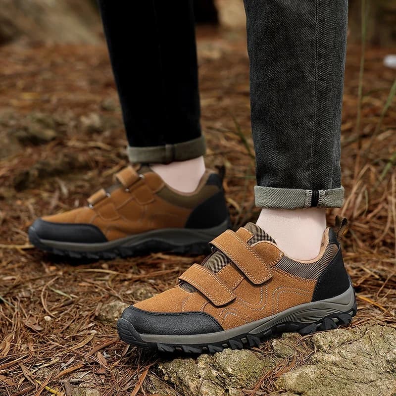 Large trekking shoes 46 for men Climbing shoes with tear closure Men's walking shoes Comfortable men's trekking shoes for outdoors