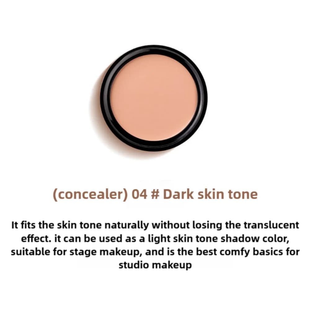 New Multicolor Concealer Natural Beautify Foundation Make-up Concealer Fine Smooth Brighten Cosmetics Cosplay