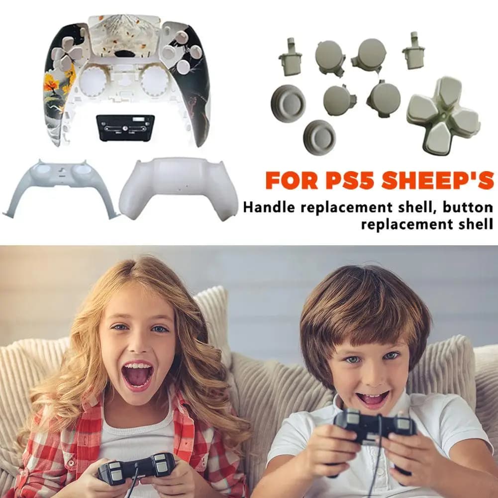 Per la sostituzione del controller PS5 Shell Parti di modifica e riparazione del controller di gioco Gamepad Accessori guscio di copertura antipolvere