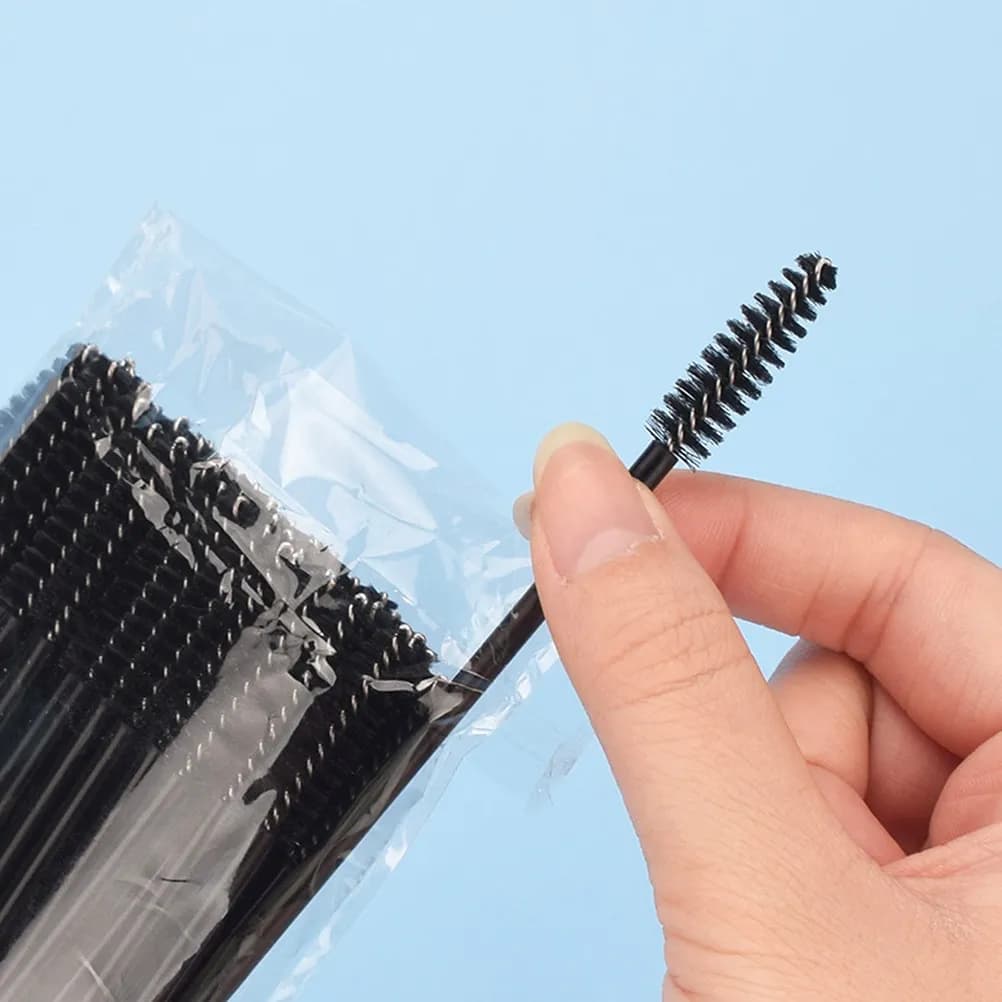 50 Brushes Disposable for Eyelashes, Mascara and Eyebrow Applications, for Extension Eyelashes, Cleaning Eyelashes, Eyebrow Care, Portals