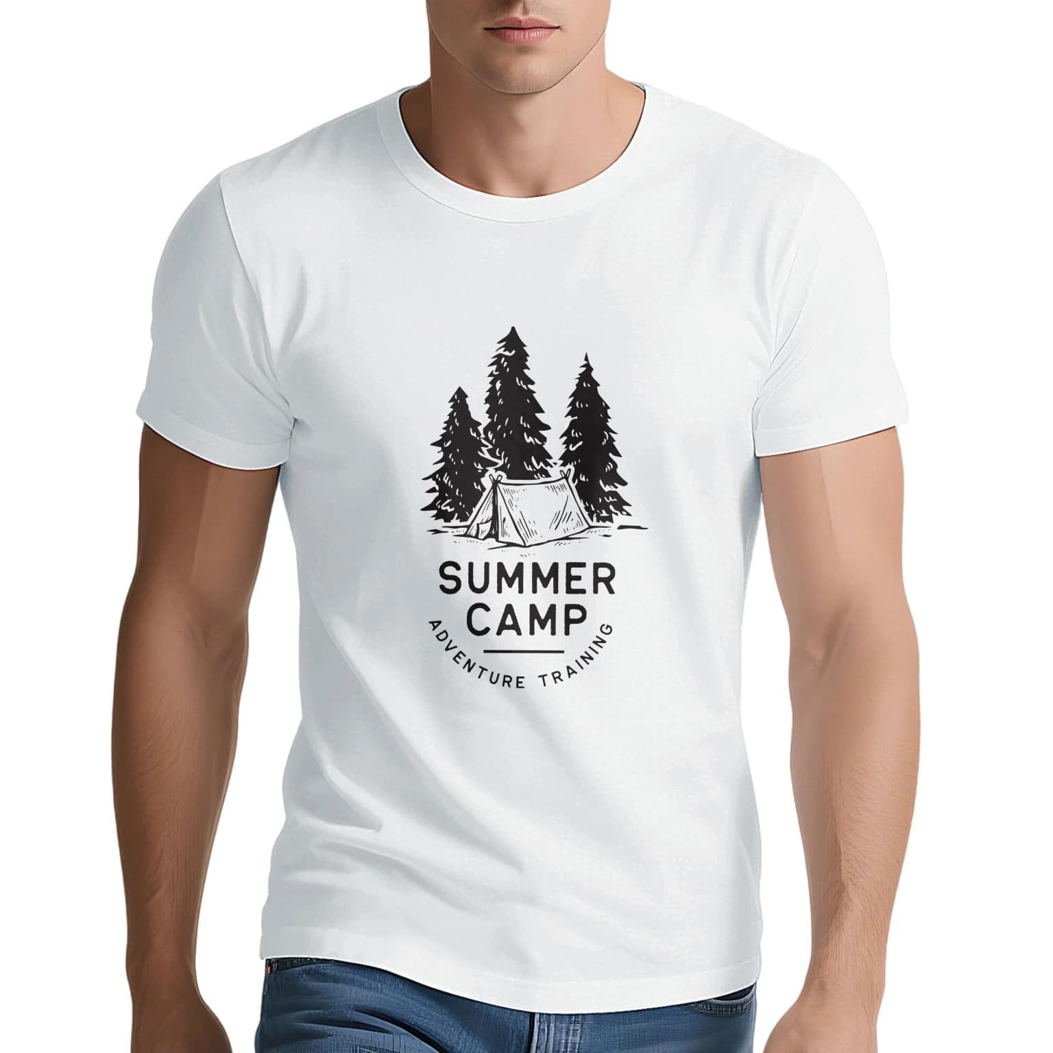 T-shirt da Uomo 2025 Nuova Collezione Abbigliamento Maschile Y2k Top Sportivi Stampati Tinta Unita Traspiranti