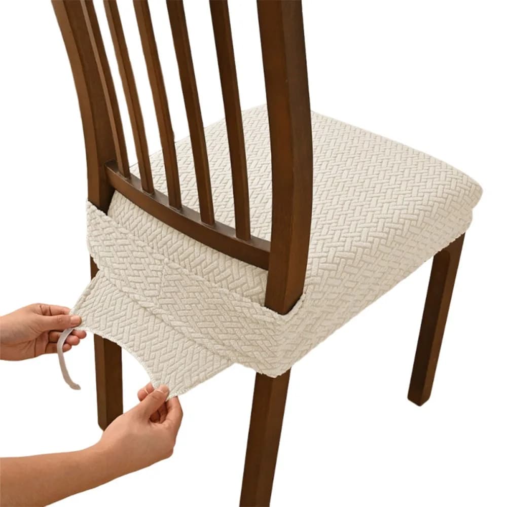 Coprisedile Minimalista Antiscivolo, Fodera Elastica Morbida per Sedia, Lavabile e Antimacchia, per Sedute Domestiche