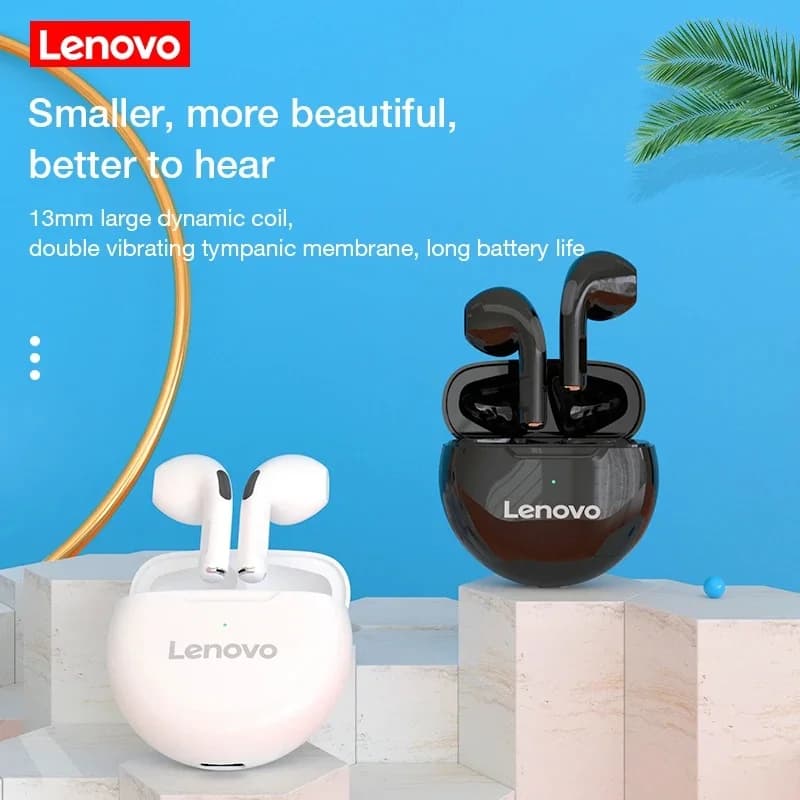 Lenovo LivePods HT38 TWS Bluetooth Mini headset Wireless earphones with microphone for iPhone Xiaomi Sport Waterproof 9D stereo headphones