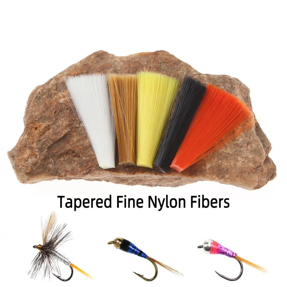 Smoothed Nylon Fibers Fly Code Dry Fly Code Material to bind Ninfa Code Perdigon Ultra Fine Fibres Code of dry fly wings
