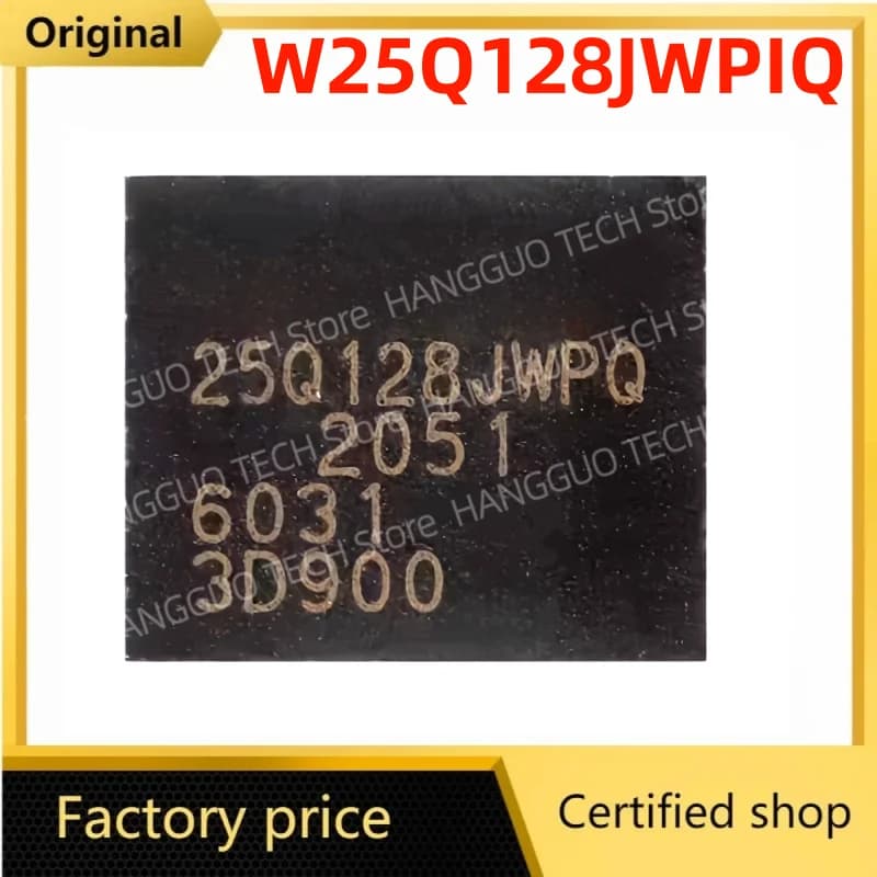 Patch originale nuovissima e originale W25Q128JWPIQ WSON-8 Chip di memoria flash seriale 1.8V 128M-bit
