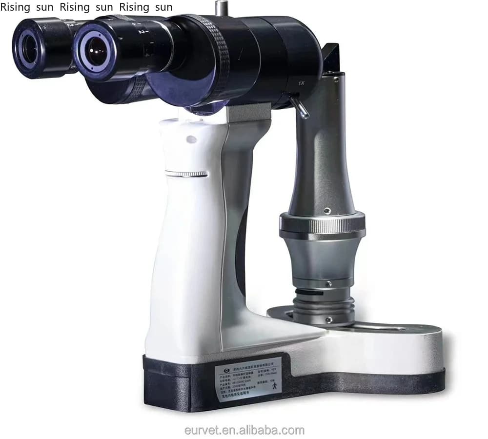 2025 EUR PET Attrezzatura veterinaria Cina Lampada a fessura oftalmica portatile Por Lampada a fessura Microscopio YZ3