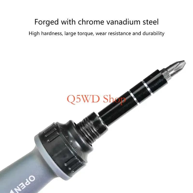 Q5WD 6.35mm/1/4-inch Thread Screwdriver Ratchet Screwdriver Combo Set Multifunctional Telescopic Screwdriver