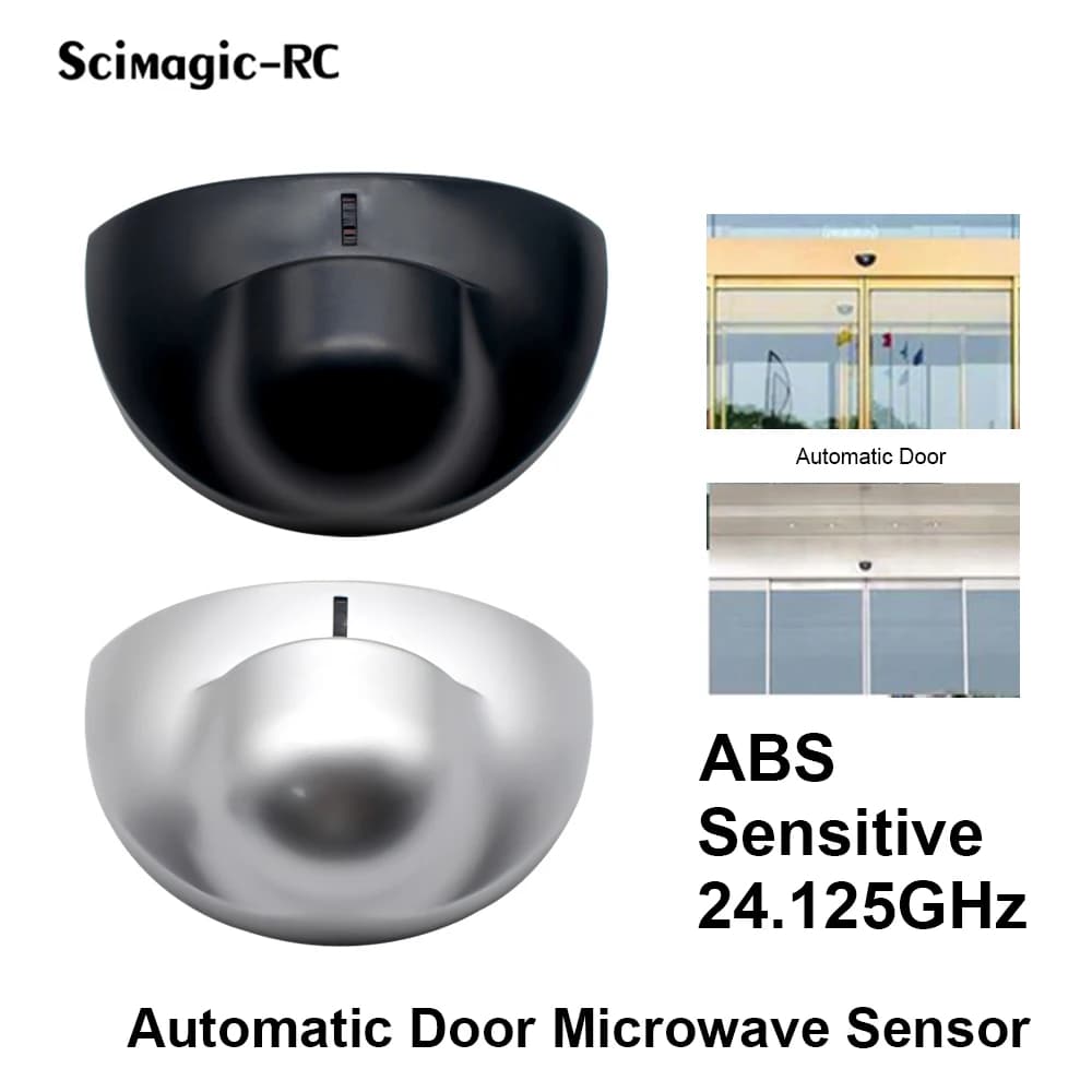 AC DC 12V 24V automatic sliding door opener microwave motion sensor detector