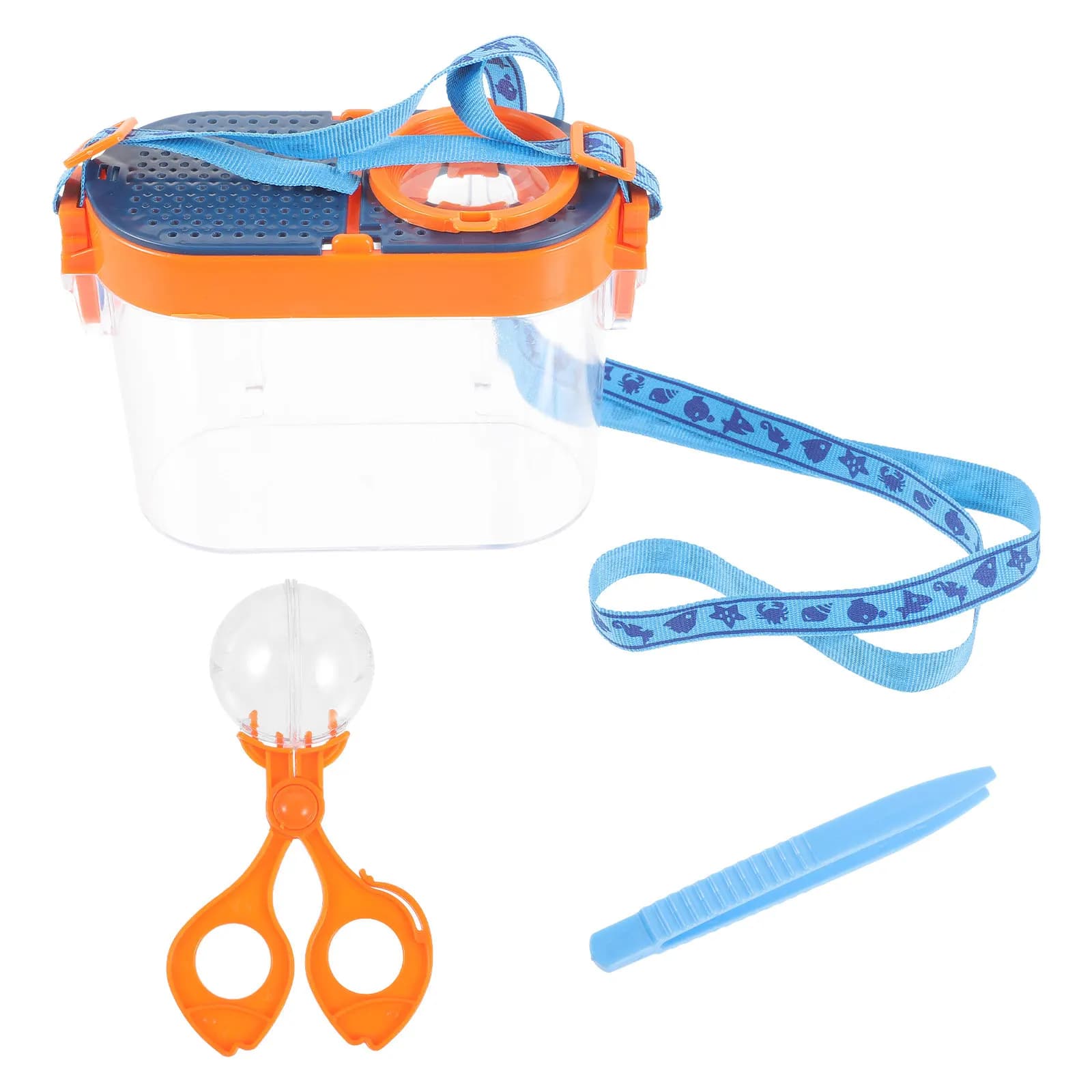 Set di 1 Scatola in Plastica per Catturare Insetti, Gabbia Portatile per l'Osservazione degli Insetti, Kit di Esplorazione della Natura per Bambini e Piccoli