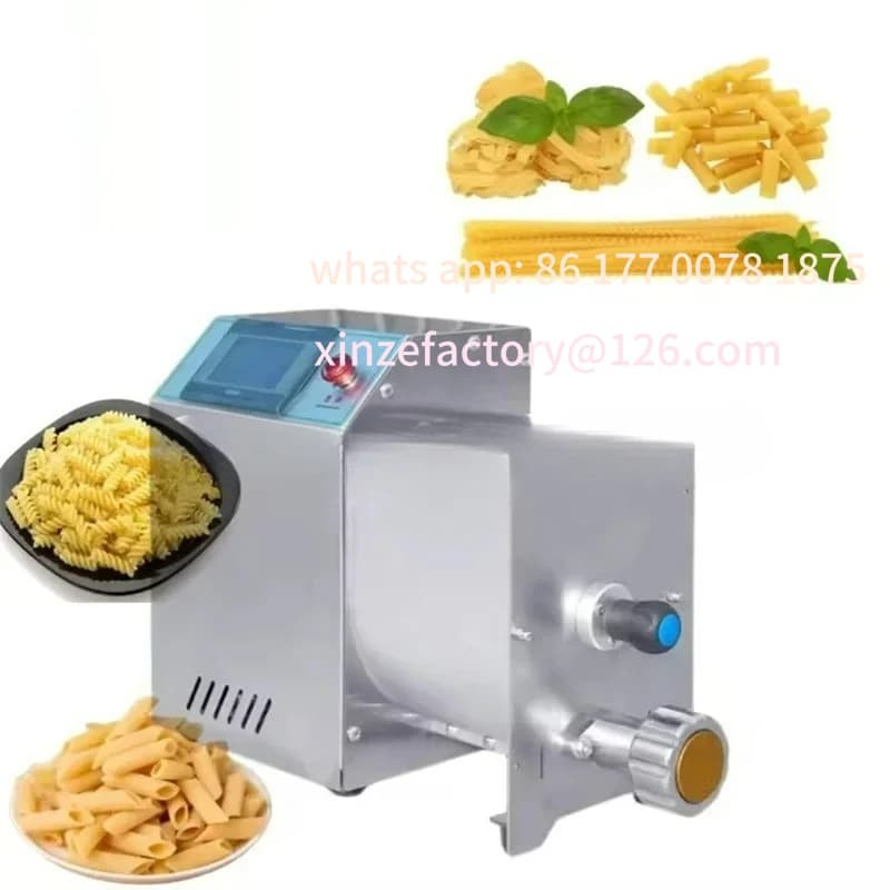 Estrusore per pasta per spaghetti a vite elettrica personalizzabile che fa macchina Macchina per la produzione di macaroni Macchina per la produzione di spaghetti Pasta cava automatica No
