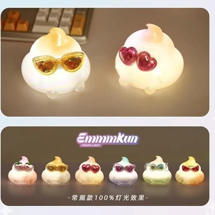 Official Emmm Jun Pat Light Blind Box Snow Baby Night Light Cute Doll Figure Desktop Ornament Collectible Toy Gift