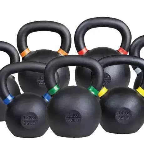 Kettlebell in Ghisa da 4-92KG per Allenamento Completo, Kettlebell con Modellatura Integrata