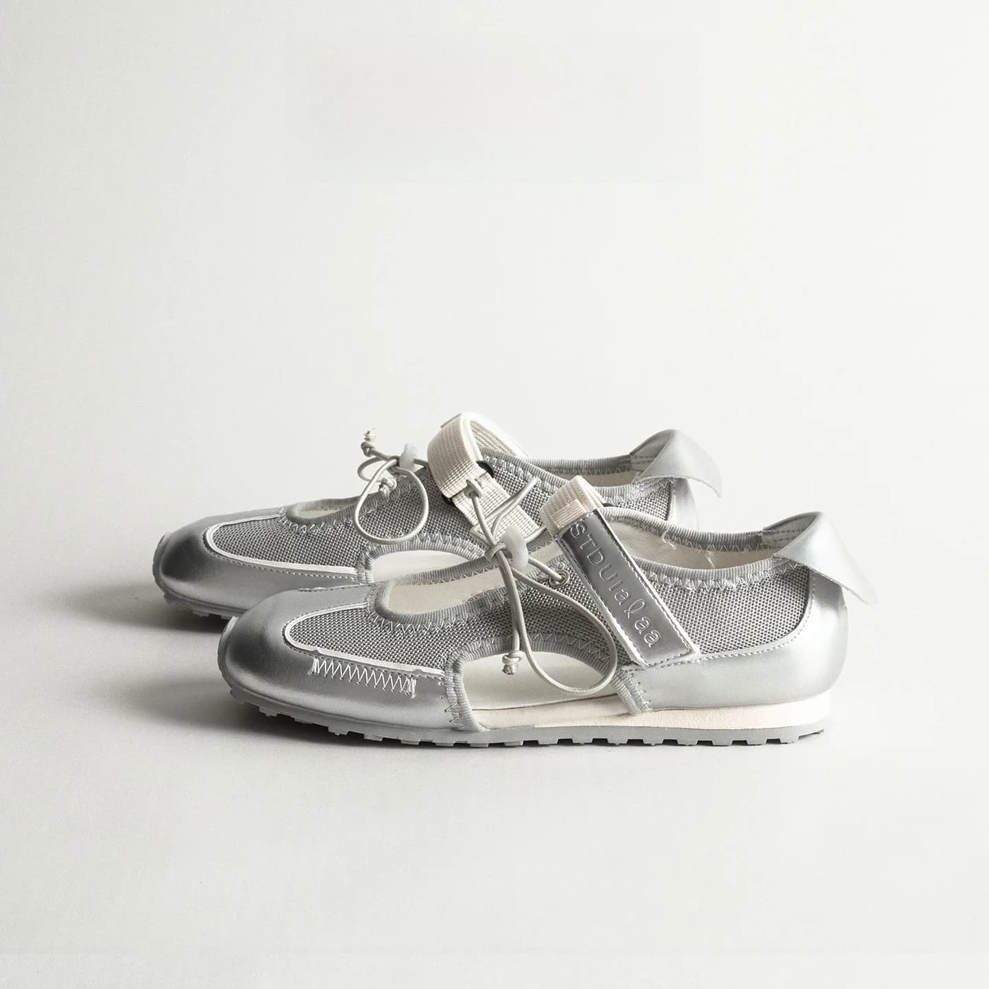 Leather Mary Jane Single Shoes Women's Casual Sports Fashion Breathable Soft Bottom Stitching Hollow out Design Outdoor Wear
