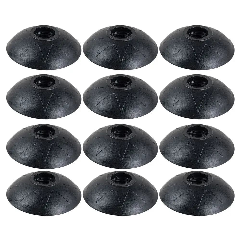 12Pcs Trekking Pole Mud Blocker Premium Rubber Tip Protector for Hiking Climbing Walking Stick Anti Skid Wear Resistant