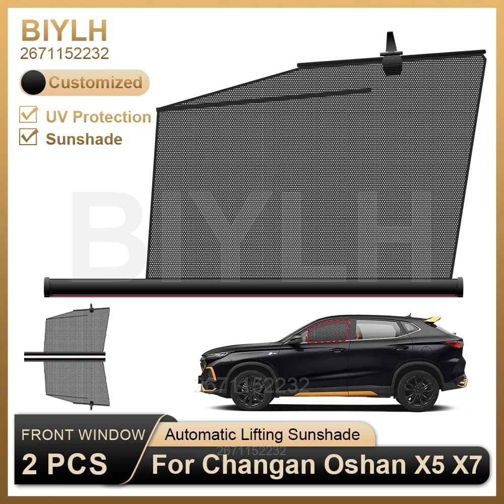 Scudo termico personalizzato per Changan Oshan X5 Parabrezza laterale anteriore per auto Parasole adatto per auto Protezione UV Accessori auto