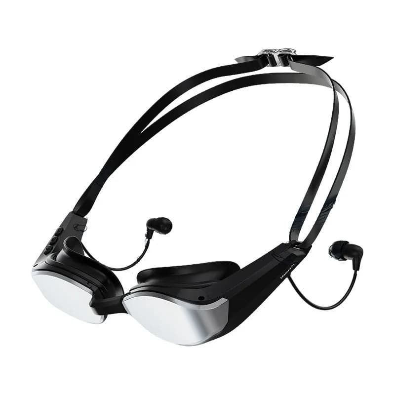 AI intelligent audio swimming goggles myopia anti-fog music swimming glasses voice broadcast swimming goggles