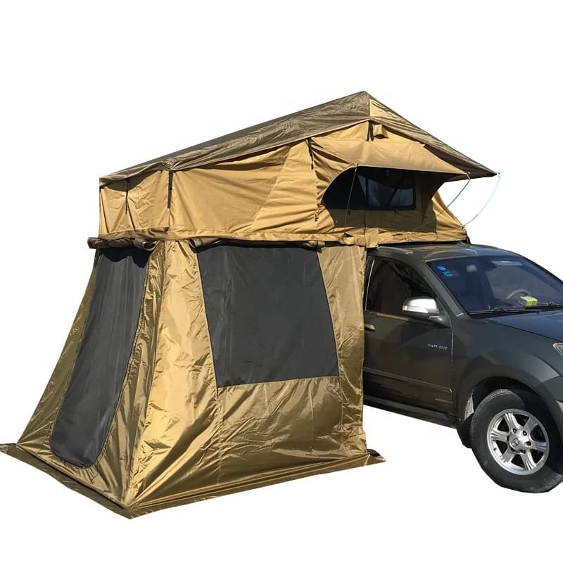 Tenda da tetto per auto da campeggio per camion Soft Shell 4x4 con allegato