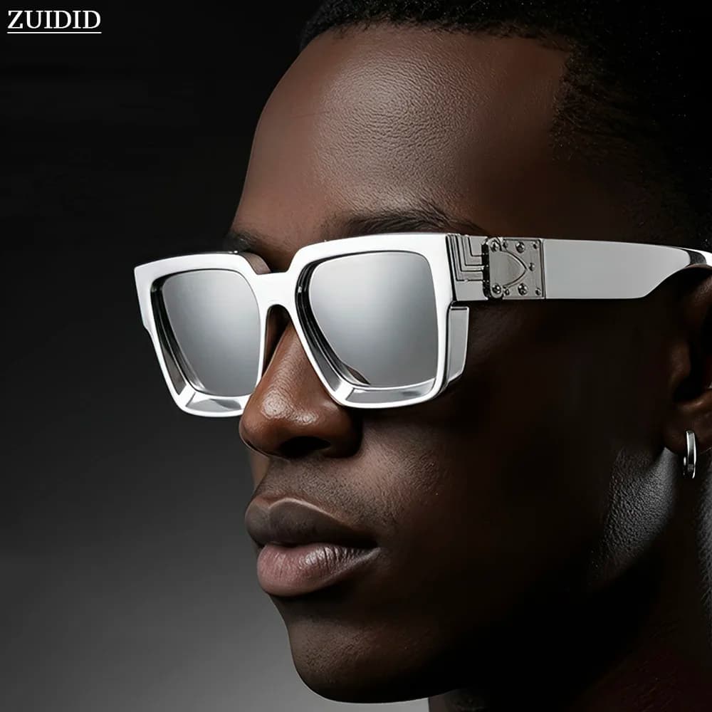 UV400 Protection Square Sunglasses For Men Vintage Retro Millionaire Sunglass Women Vacation Fashion Glasses Zonnebril Heren