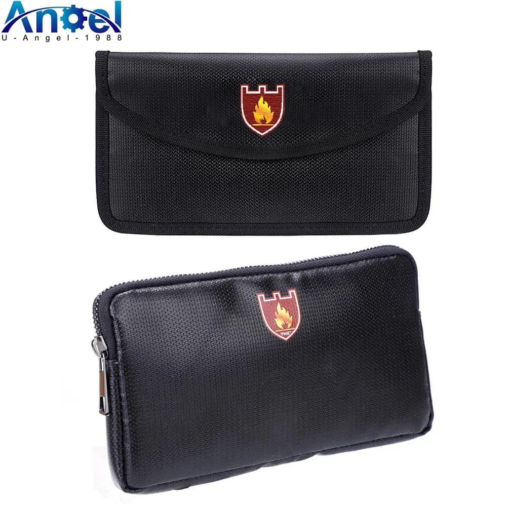 Waterproof Fire Retardant Folder Document Bag for Portable Envelopes Case for Cash Bag For Signal Block Bag For Secure Money Organizer For Phone