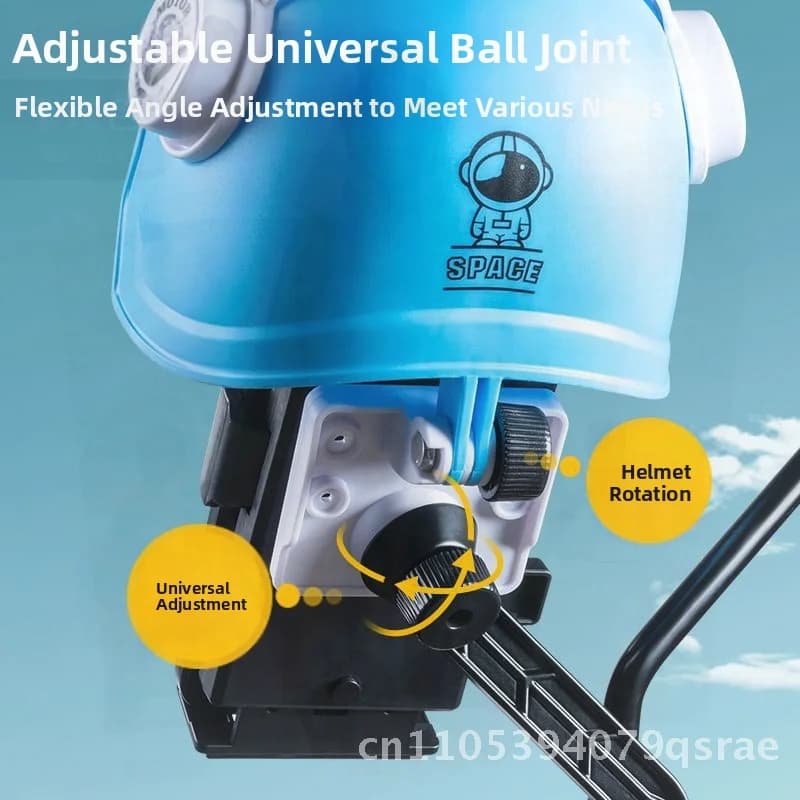 Supporto per telefono cellulare per auto elettrica con staffa per casco Telaio di navigazione universale per moto Materiale ABS blu per una guida sicura